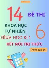 Tổng hợp 14 Đề thi KHTN 6 giữa Kì 1 - Bộ Kết Nối Tri Thức (Kèm đáp án)